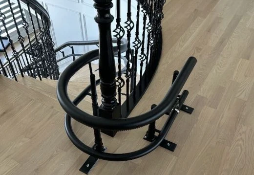 <center>Curved Stair Lift